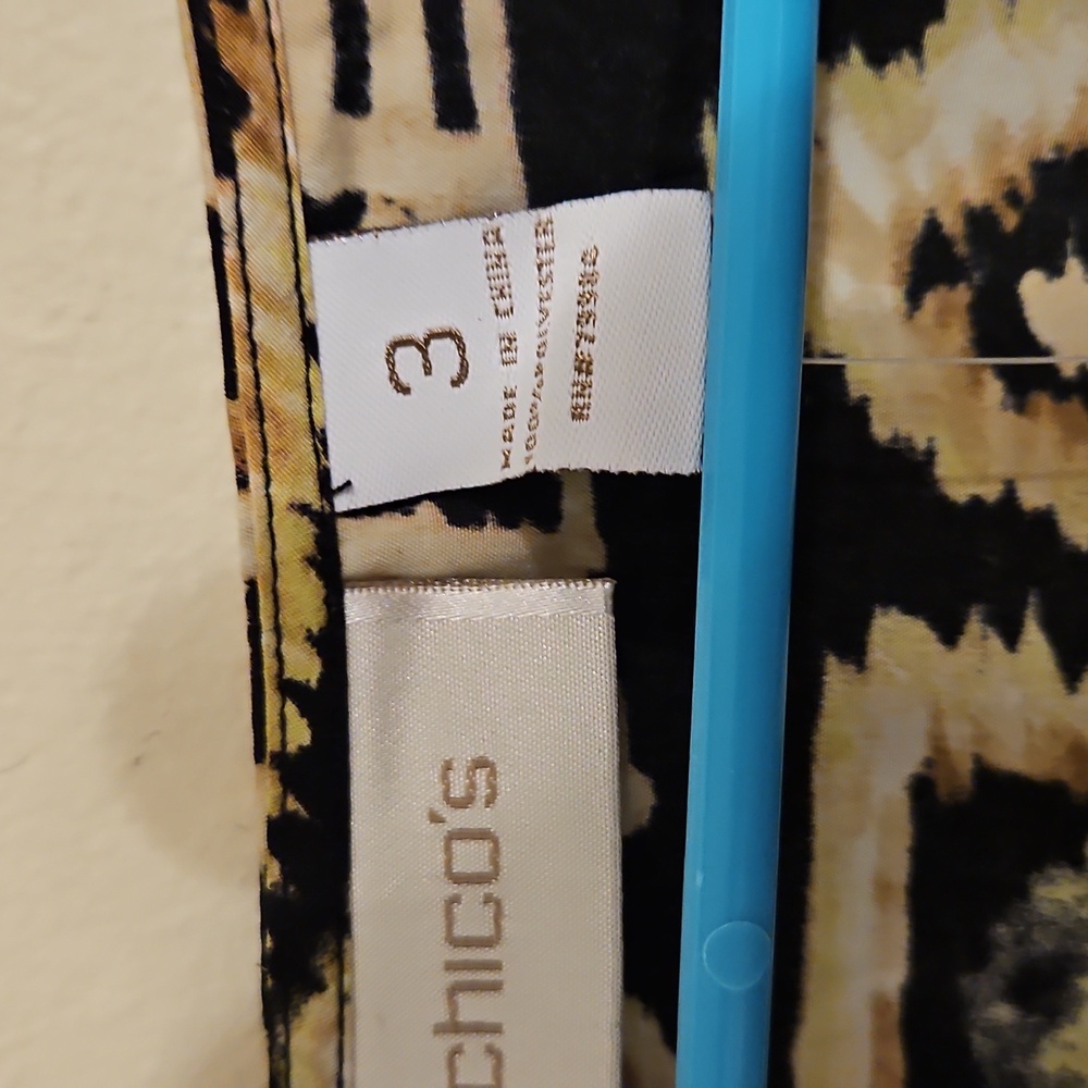 Chicos Multi Color Diamond Pattern Dressy Tank. NWT. - Picture 2 of 4
